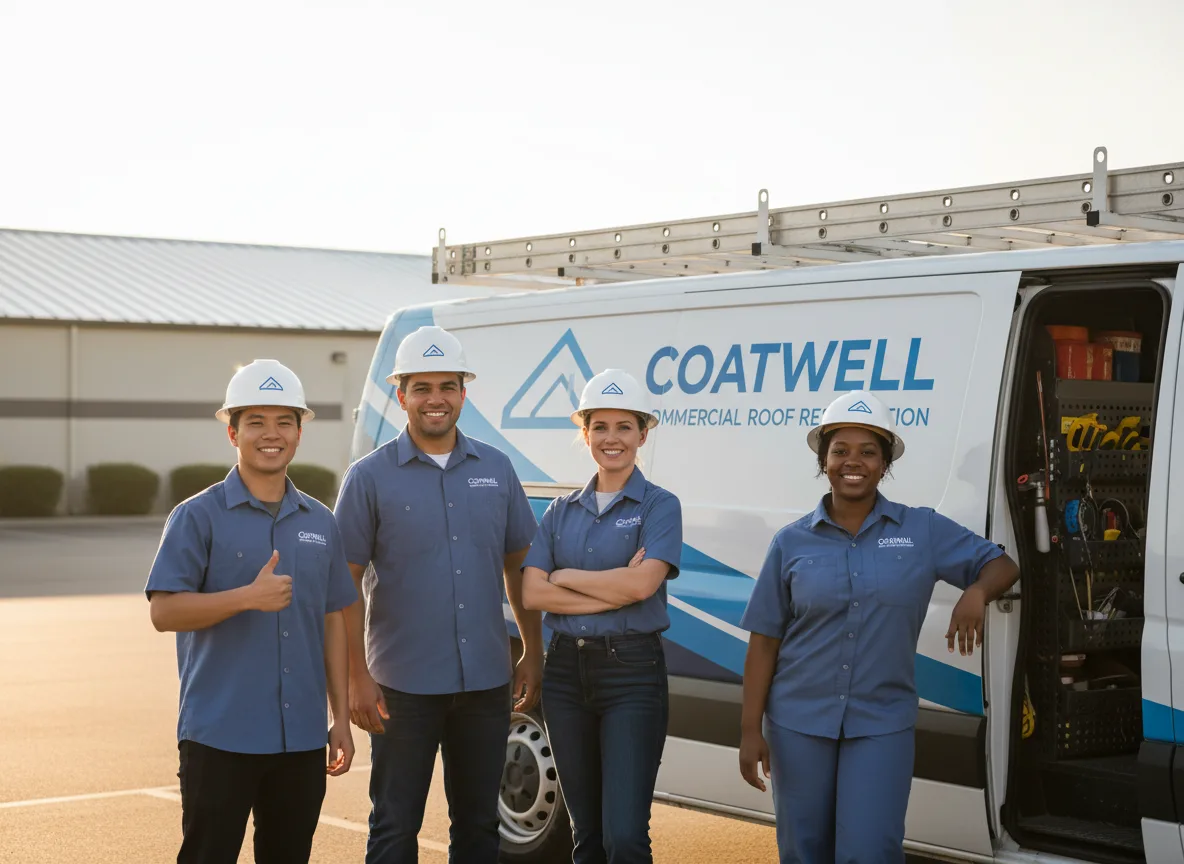 Commercial roof coating company in Alanreed, TX